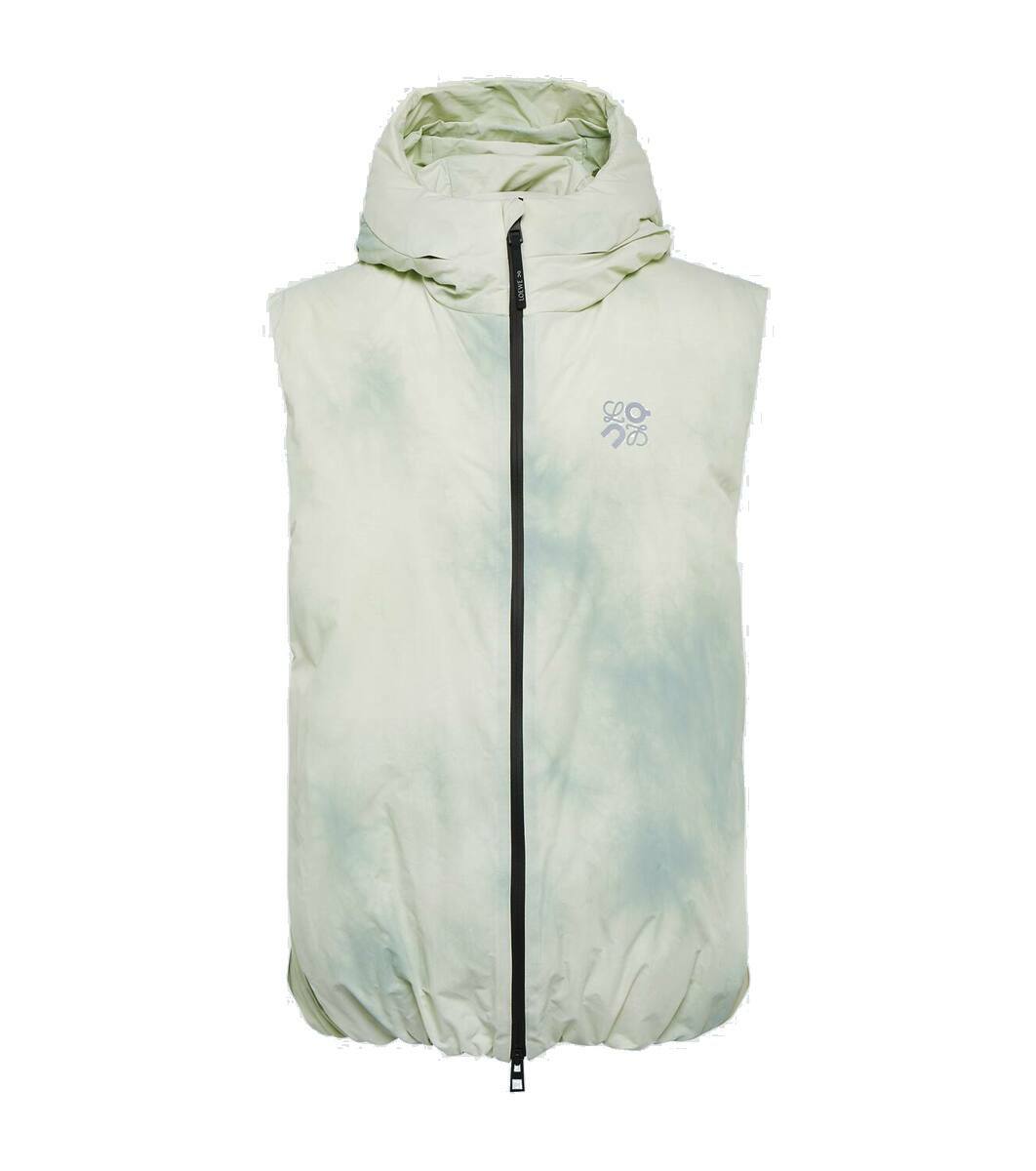 Loewe x On logo technical puffer vest Loewe