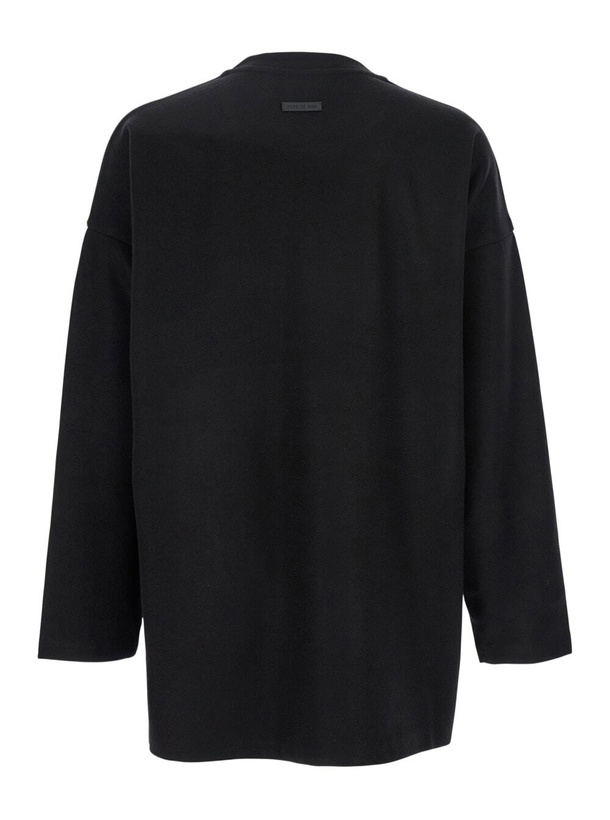Photo: Fear of God Logo Patch Long Sleeve Tee