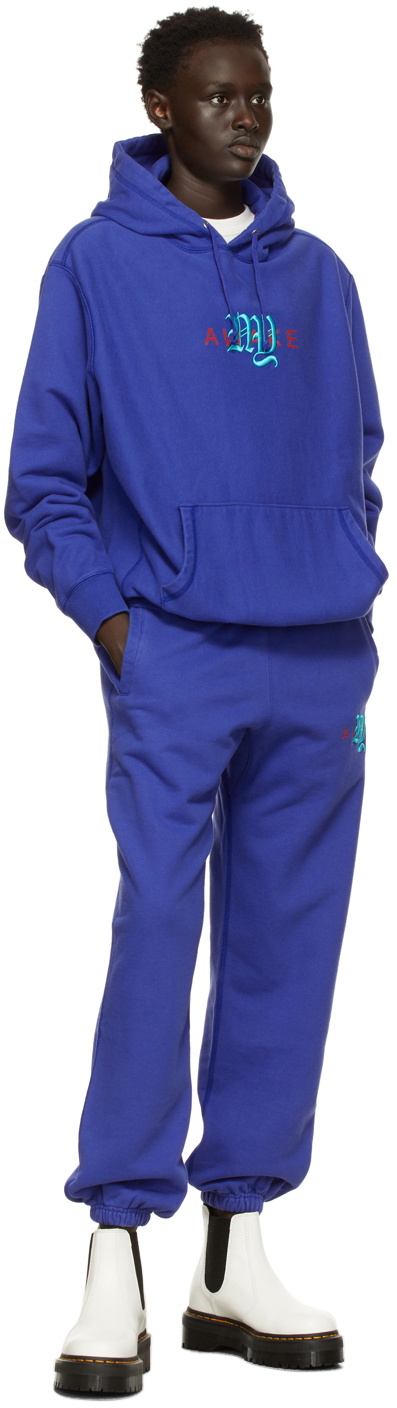 Awake NY Purple College Logo Lounge Pants