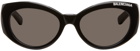 Balenciaga Black Etched Sunglasses