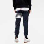 Thom Browne Men's Engineered Stripe Sweat Pant in Navy