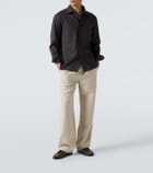 Saman Amel Regis silk shirt jacket