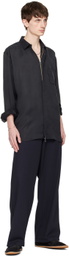 FORMA Black Zip Shirt