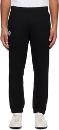 AAPE by A Bathing Ape Black Logo Patch Sweatpants