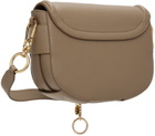 See by Chloé Taupe Mara Medium Crossbody Bag