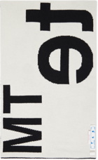 Off-White Black & White Logo Scarf