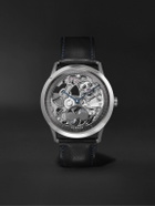 Hermès Timepieces - Slim d'Hermès Squelette Lune 39.5mm Automatic Titanium and Leather Watch, Ref. No. 054695WW00