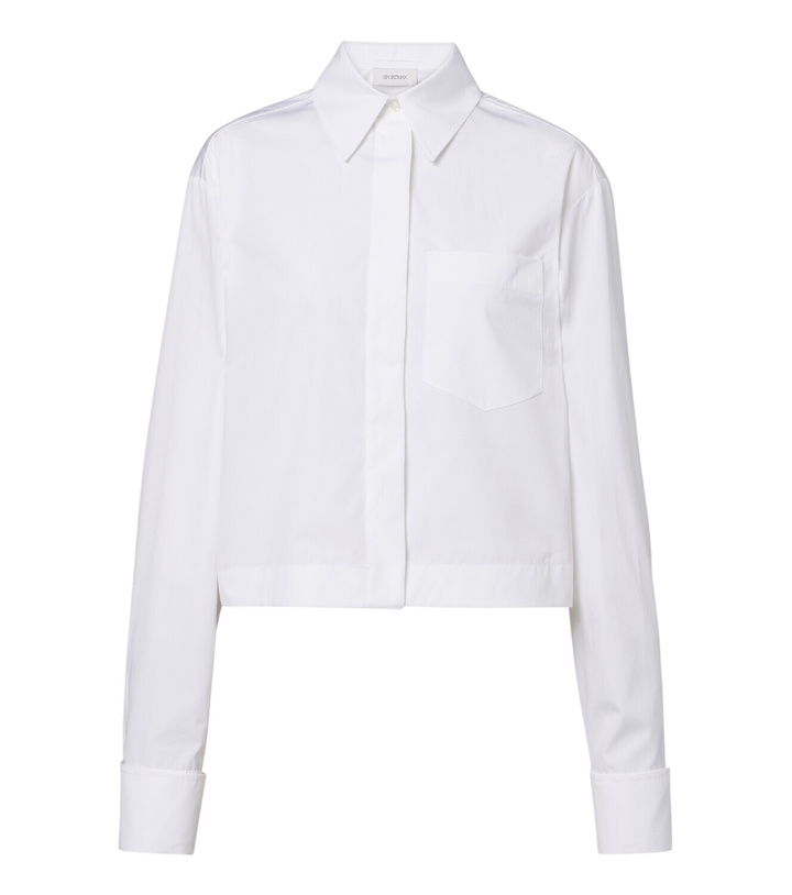 Photo: Sportmax Cotton poplin shirt