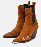 Rabanne Suede ankle boots