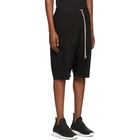 Rick Owens Drkshdw Black Pods Shorts