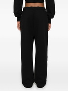Marine Serre Logo Embroidery Straight-Cut Trousers
