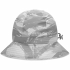 Moncler Men's Genius x HYKE Camo Print Bucket Hat in Grey