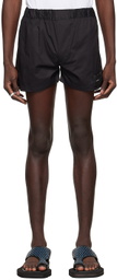 Tokyo James SSENSE Exclusive Black Cotton Shorts