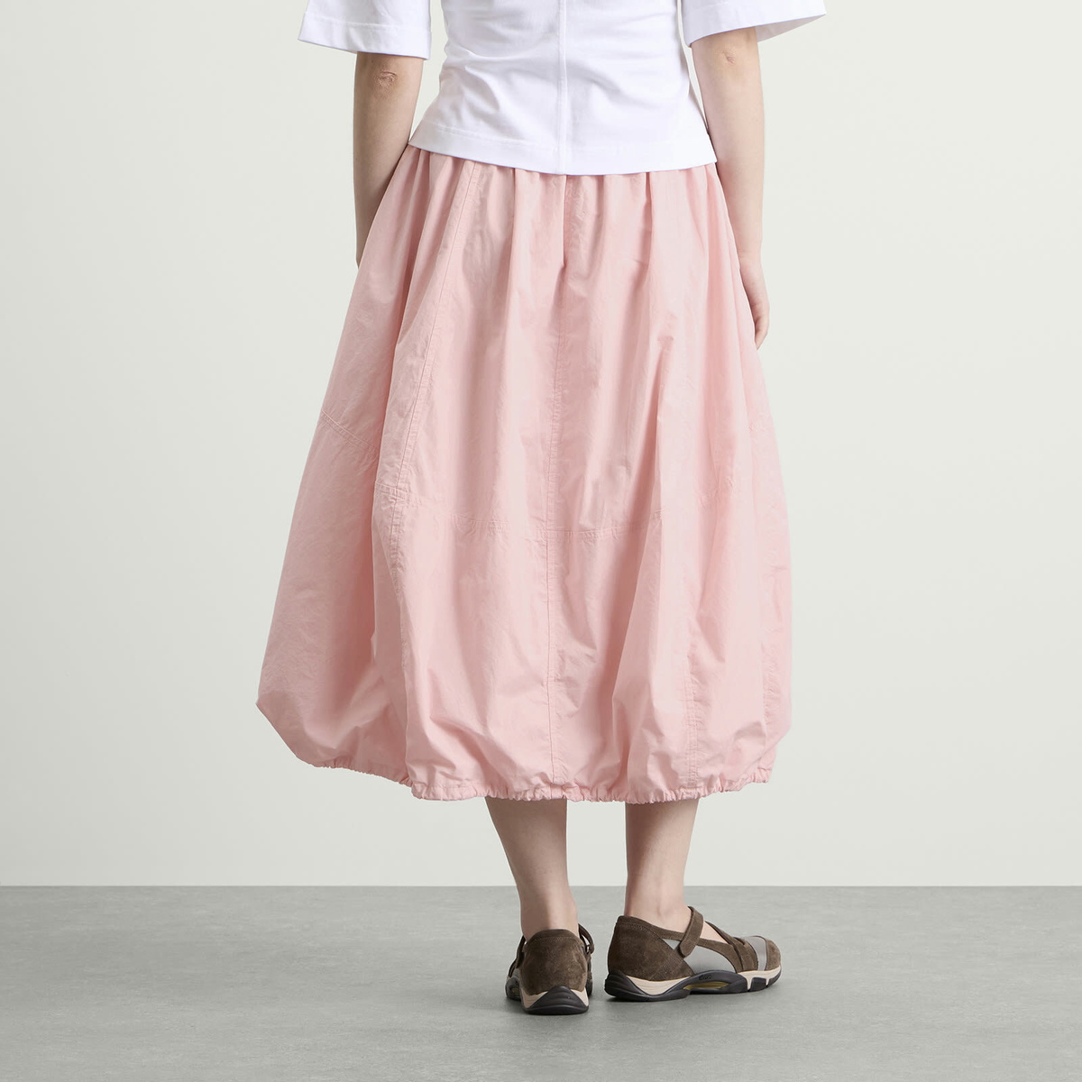 YMC Women's Parachute Midi Skirt in Pink