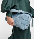 Bottega Veneta - Brick Cassette Small denim shoulder bag