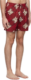 AMIRI Red MA Quad Swim Shorts