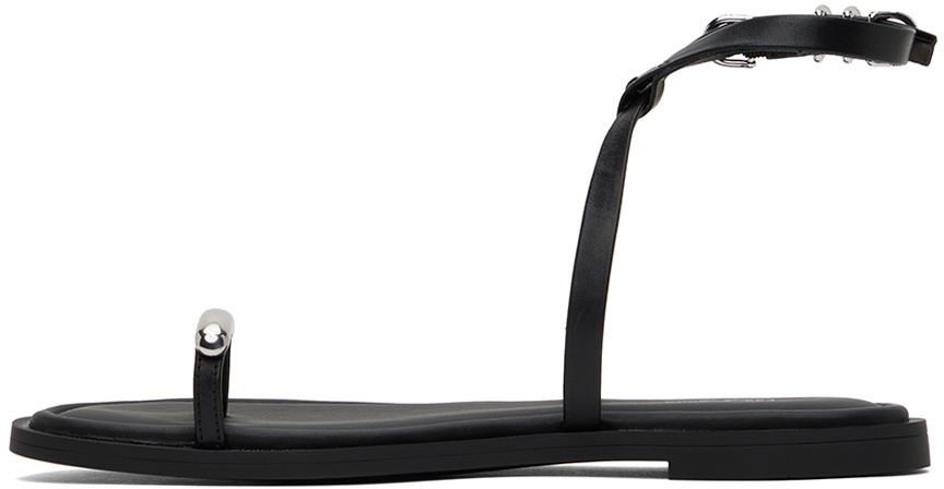 rag & bone Black Geo Ring Sandals