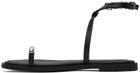 rag & bone Black Geo Ring Sandals