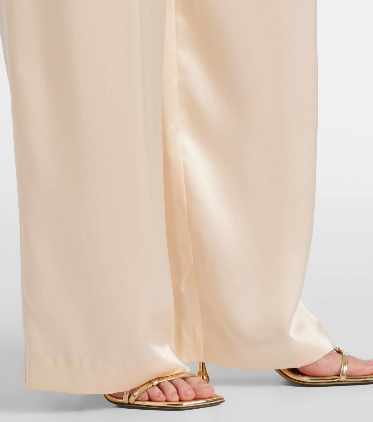 The Sei Silk satin straight pants