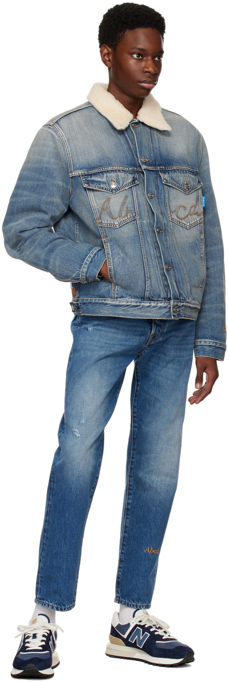 Advisory Board Crystals Blue Faded Jeans