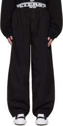 Maison MIHARA YASUHIRO Black Light Oxford Easy Trousers