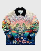 Casablanca Printed And Quilted Hunting Jacket Multi Down & Puffer Jackets/Overshirts