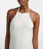 Jacquemus Tablier knitted midi dress