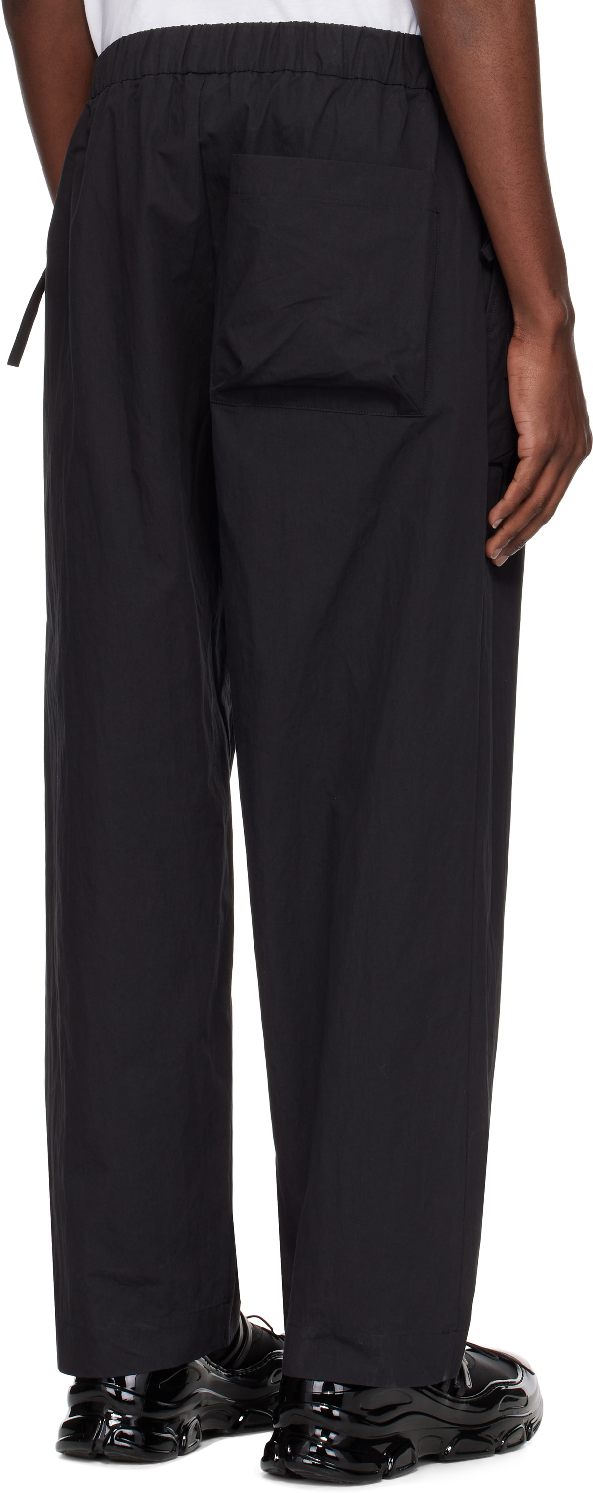Simone Rocha Black Bow Pocket Cargo Pants Simone Rocha