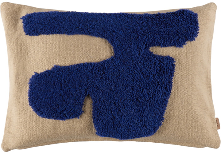 Photo: ferm LIVING Beige & Blue Lay Cushion