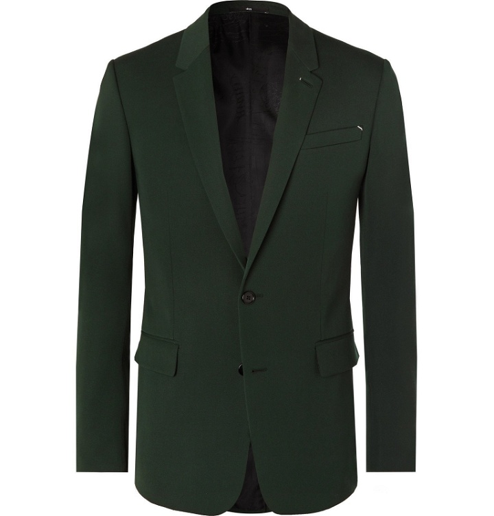 Photo: Berluti - Forest-Green Slim-Fit Wool-Twill Suit Jacket - Green