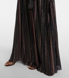 Missoni Chevron lamé cardigan