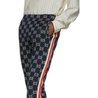 Gucci Navy GG Jacquard Lounge Pants