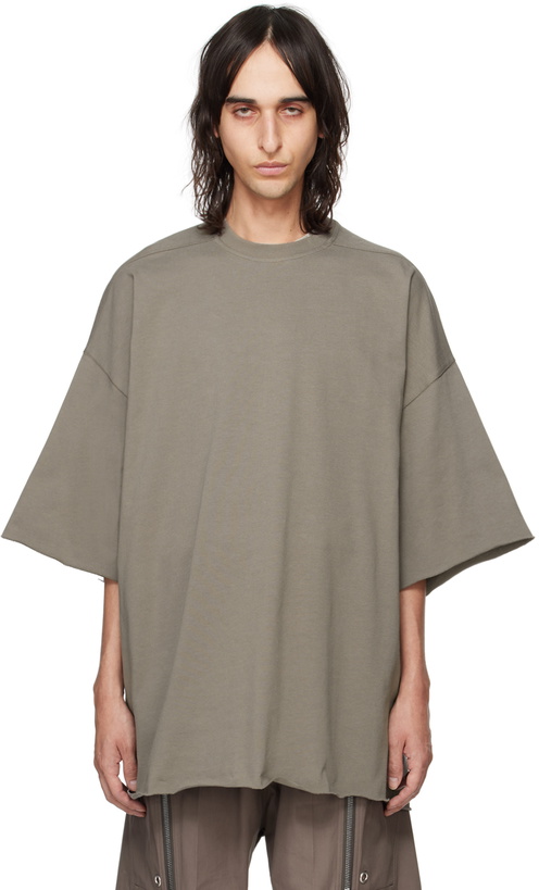 Photo: Rick Owens Taupe Tommy T-Shirt