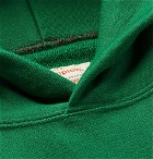 Todd Snyder Champion - Logo-Print Loopback Cotton-Jersey Hoodie - Green