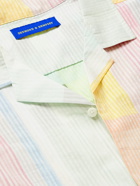 Desmond & Dempsey - Camp-Collar Printed Cotton-Seersucker Pyjama Shirt - Multi