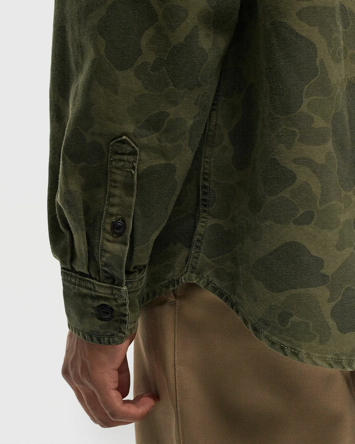 Carhartt Wip L/S Duck Shirt Green Overshirts Carhartt WIP