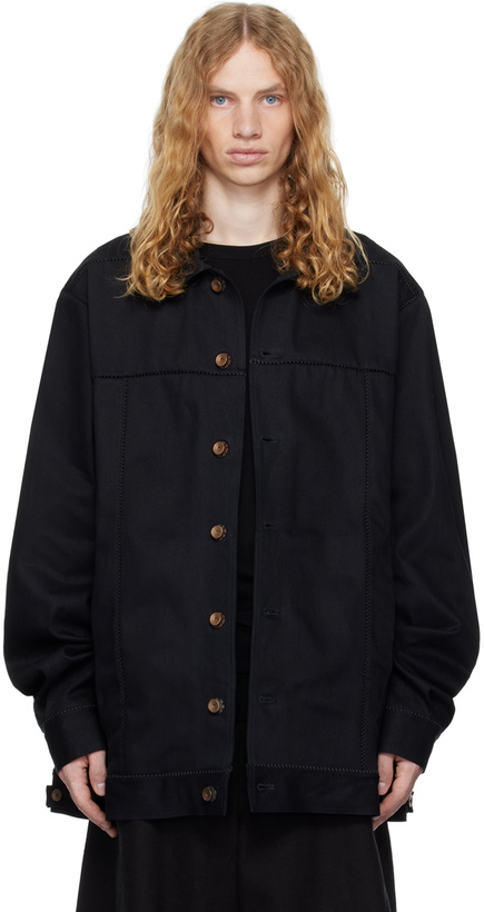 Photo: A Diciannoveventitre Black Jackson Denim Jacket