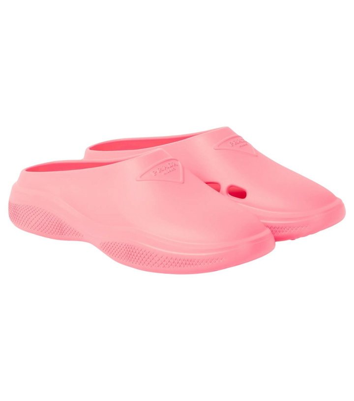 Photo: Prada Mellow rubber slippers