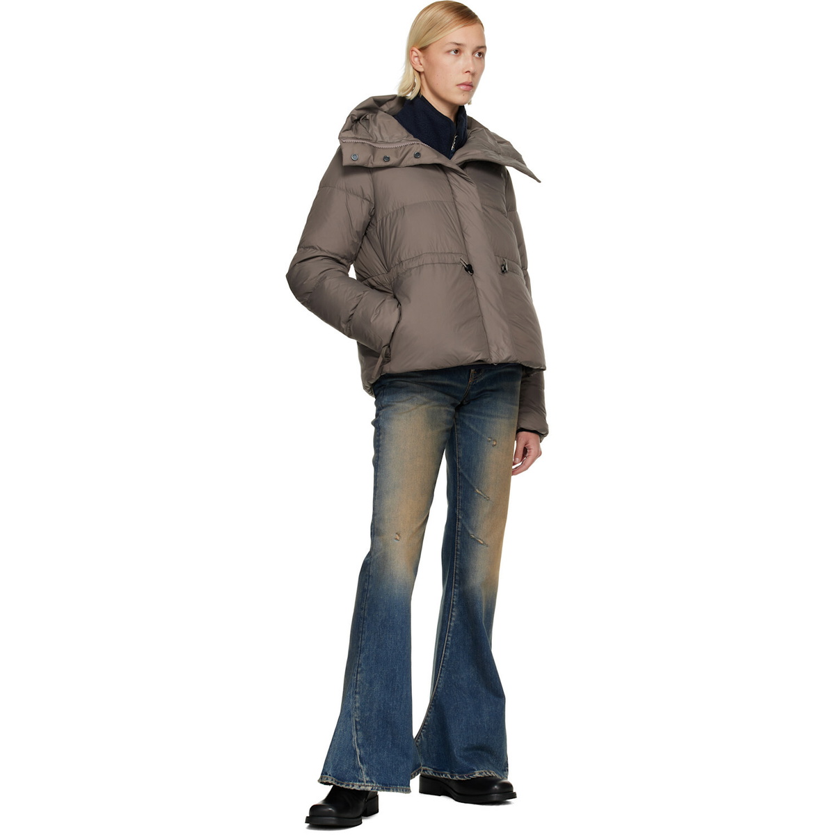 Canada Goose Taupe Montgomery Down Jacket