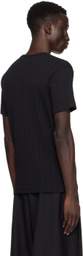 LGN Louis Gabriel Nouchi Black Cutout T-Shirt