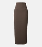 Khaite Winton crêpe maxi skirt