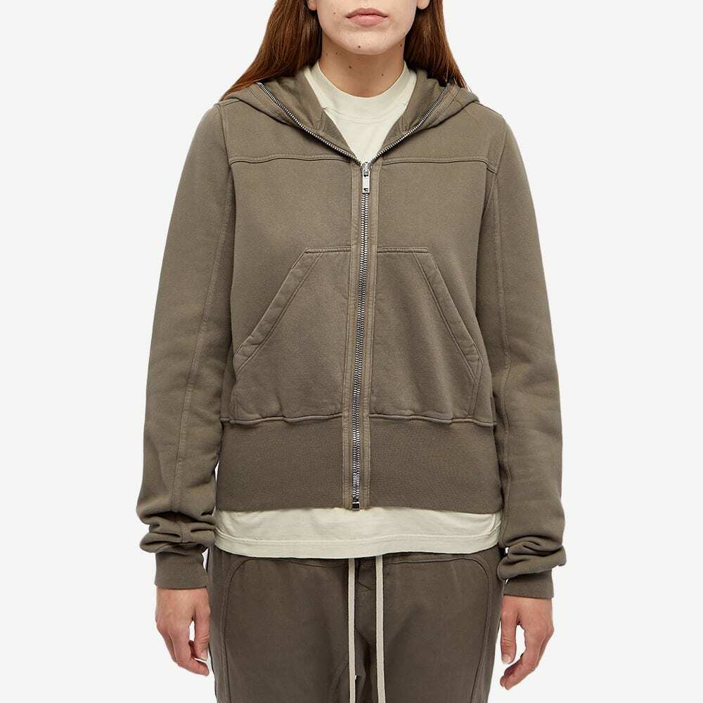 Rick Owens DRKSHDW Women's Small Gimp Hoody in Dust Rick Owens Drkshdw