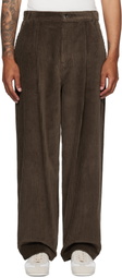 Moschino Brown Toggle Trousers