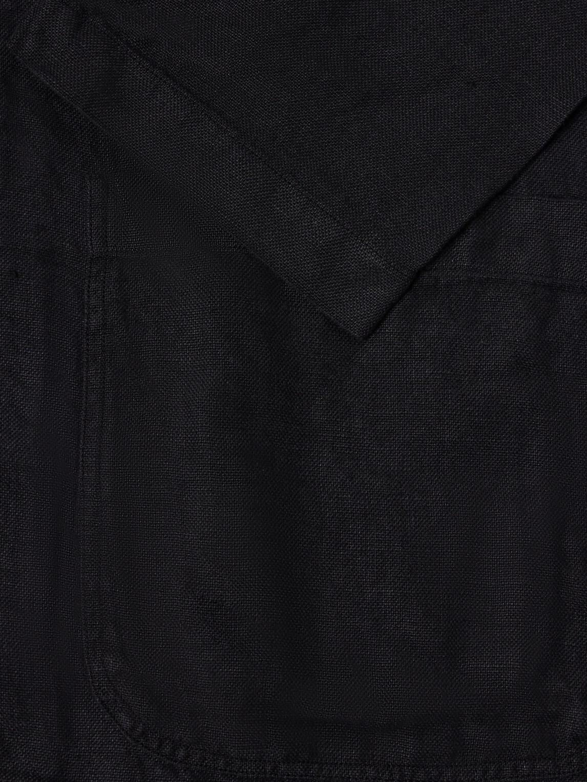 Corridor - Linen Blazer - Black