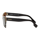 Burberry Black and Check Butterfly Sunglasses