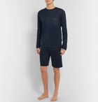 Zimmerli - Cotton and Modal-Blend Pyjama T-Shirt - Men - Midnight blue