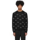 Kenzo Black All Over Eye Sweatshirt