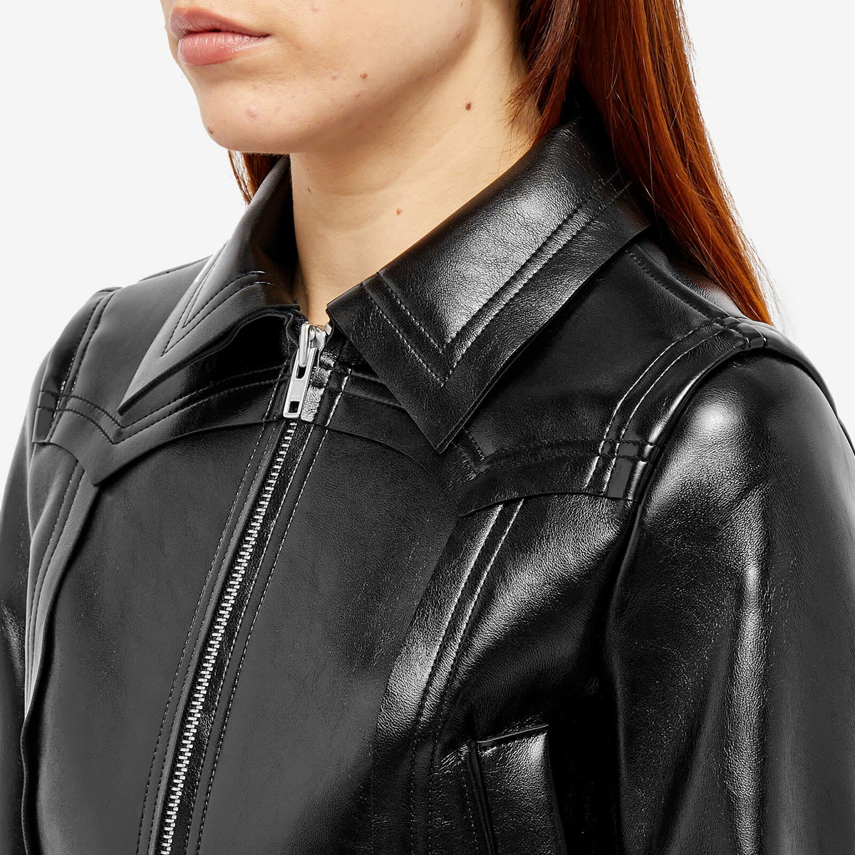 Stand Studio Women's Quatro Faux Jacket in Black Stand Studio