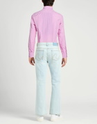 Isaia Mens Shirt Mauve
