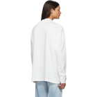 Heron Preston White Turtleneck Style Long Sleeve T-Shirt